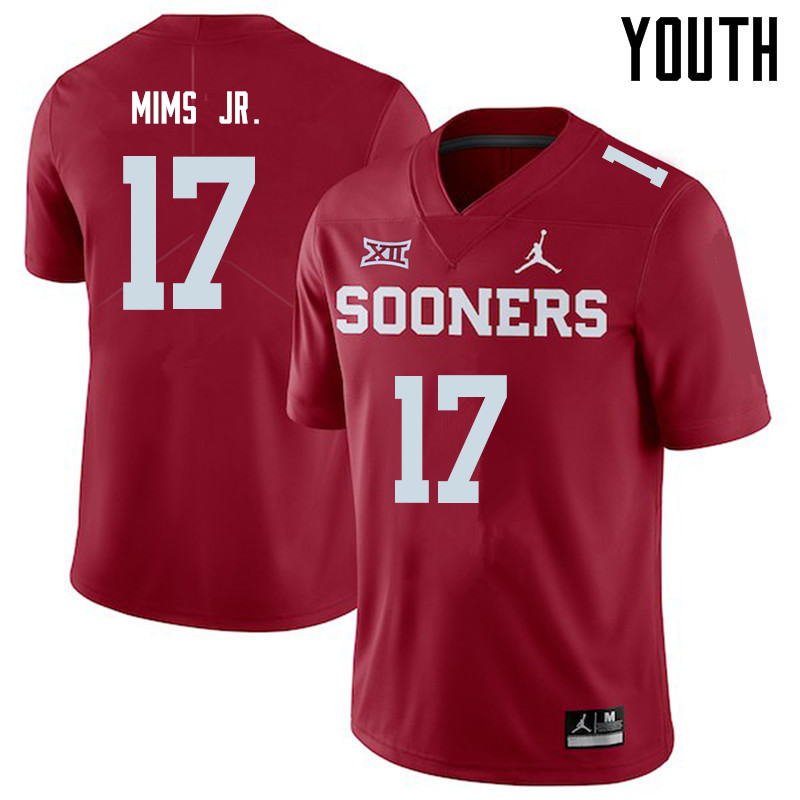 Jordan Brand Youth #17 Marvin Mims Oklahoma Sooners College Football ...